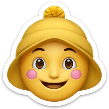 Emoji ios 18 de cara de cumpleaños sticker