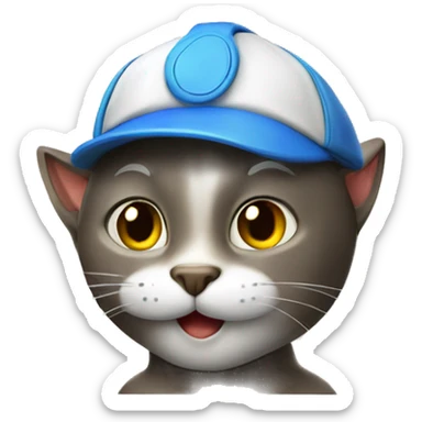 cat plumber sticker
