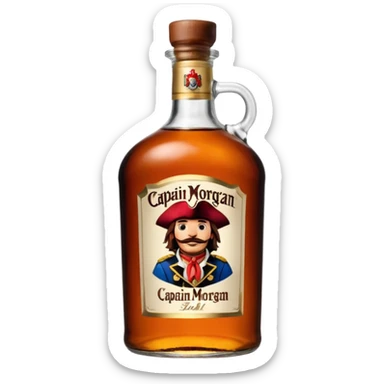 Bouteille de Captain Morgan, 1 l sticker