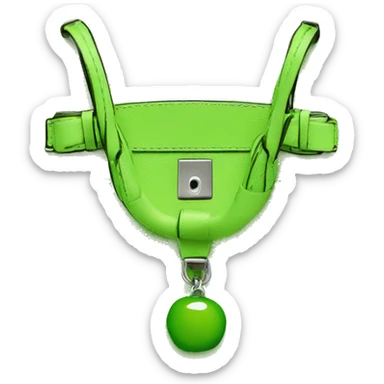 lime green mini kelly bag sticker