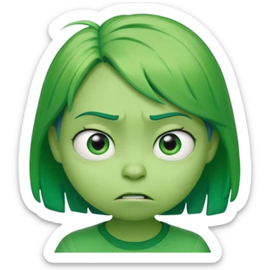 DISGUST FROM MOVIE INSIDE OUT sticker