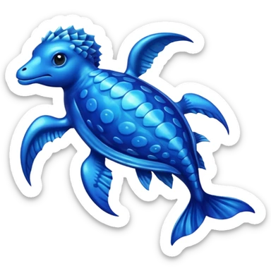 Sea animal blue glaucus sticker