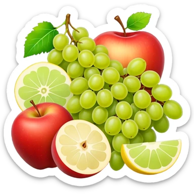 haceme un emoji de muchos alimentos sticker