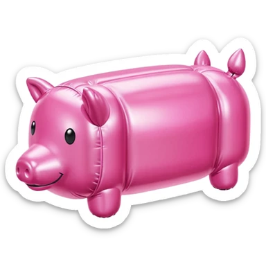  inflatable SPAM meat jeff koons style sculpture Paris art landscape painting  sticker