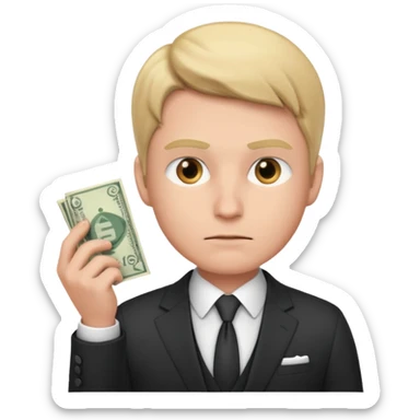 CEO investing money sticker