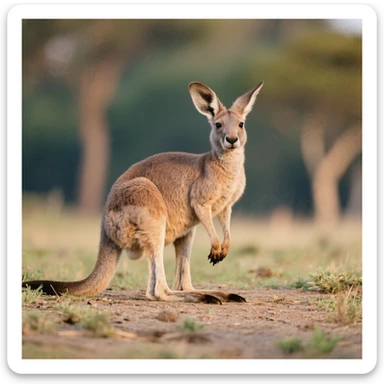 Kangaroo sticker