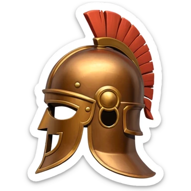 Roman Gladiator helmet sticker