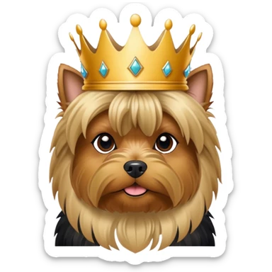 Yorkishire con corona sticker