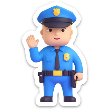 Police sticker