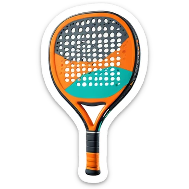 Padel tennis racquet  sticker