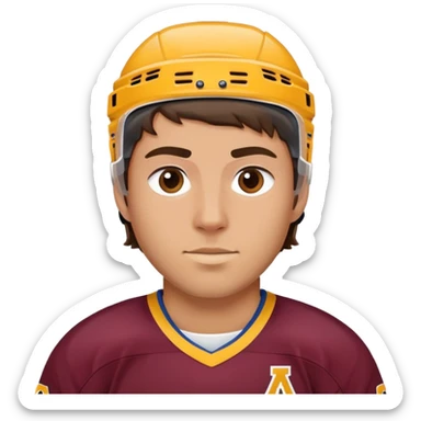 Minnesota ice hockey player  sticker