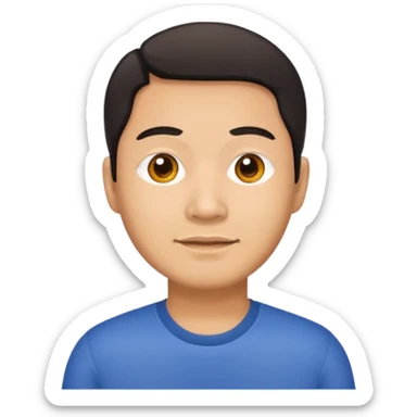 Filipino man at age 30s sticker