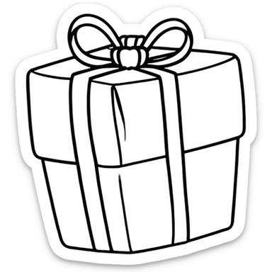 romantic gift sticker