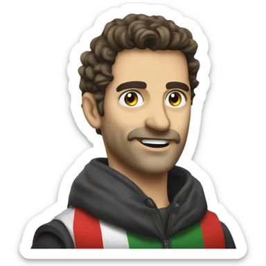 Alessandro Burla is from Italy sticker