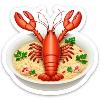 lobster risotto sticker