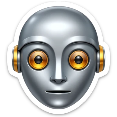 emoji yang mnggambarkan tentang teknologi AI sticker