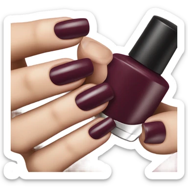 burgundy 💅  sticker