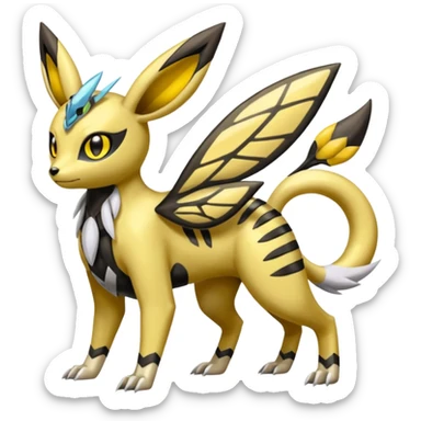 Meloetta-Renamon-Umbreon-Beedrill-Manectric-Palkia-Cresselia-fusion sticker