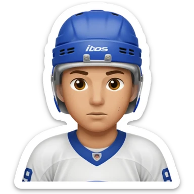 hockey player sticker