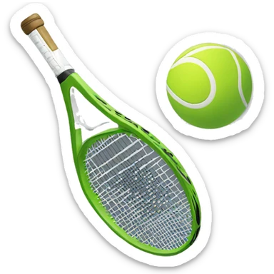Tennis racquet  sticker