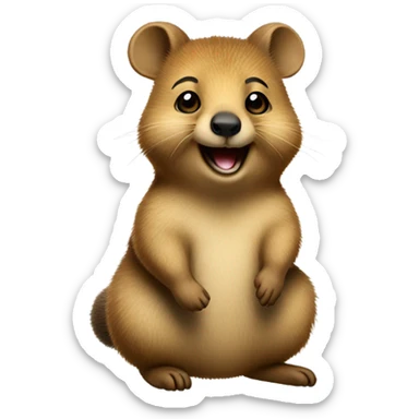 Happy Quokka sticker