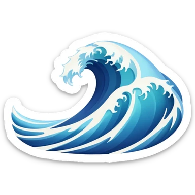 a gentle cadence/wave that suggests repetition sticker