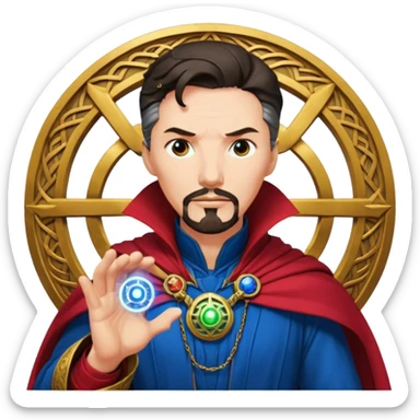 Create Doctor strange Superhero Emoji sticker