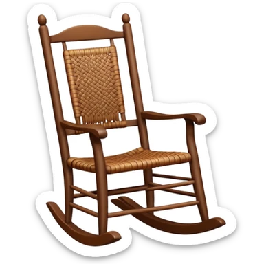 rocking chair sticker