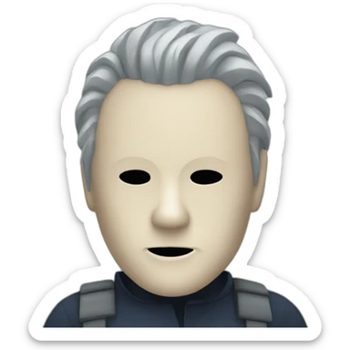 Michael myers lets go sticker