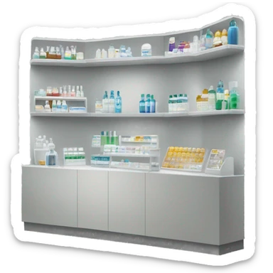 Muebles de exhibición para farmacias sticker