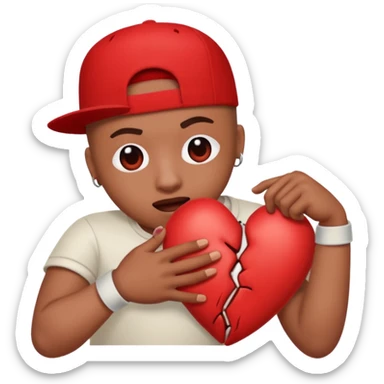 J’aimerais un cœur avec dedans Jul le rappeur sticker