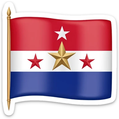 Anceint assyrian flag sticker