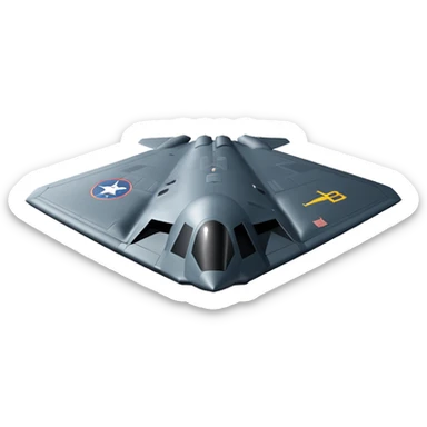 Assault Northrop Jet b-2 spirit sticker