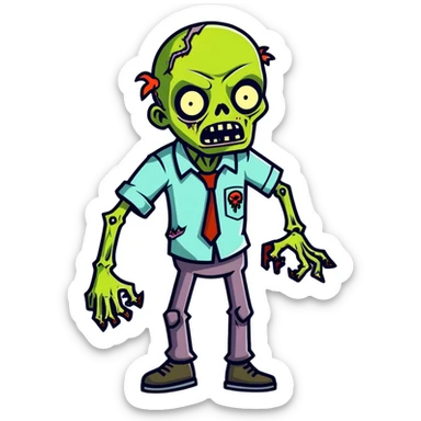Zombie sticker