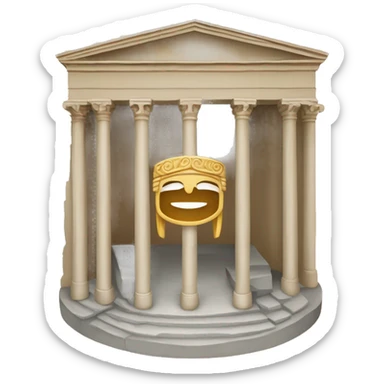 Greek Epidauros theatre sticker