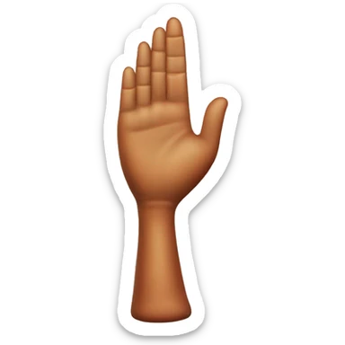 saluting emoji but instead of hand it's a turkey leg sticker