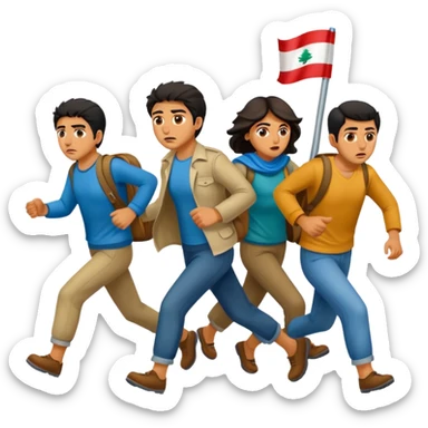 fleeing Iranians sticker