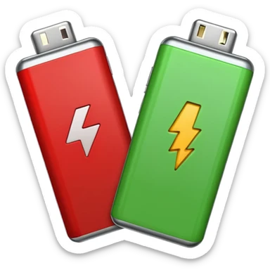 I want a emoji of low battery ang high battery sticker