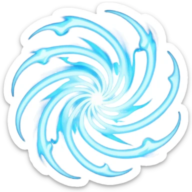 mythical plasma beam sticker