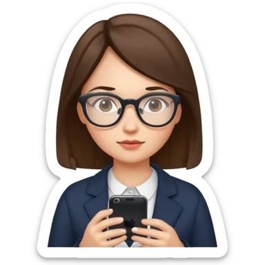 Girl who is trading options sticker