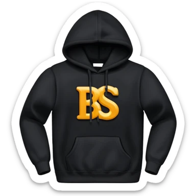 Add BST letters on hoodie sticker