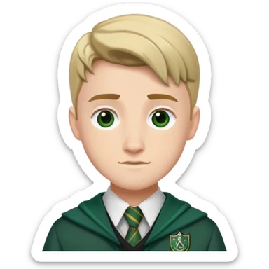 Jamie yeates is Marcus Flint in harry potter, wear hogwarts slytherin uniform sticker