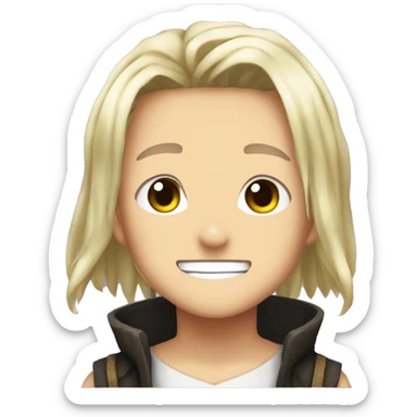 Iguro Obanai from demon slayer sticker