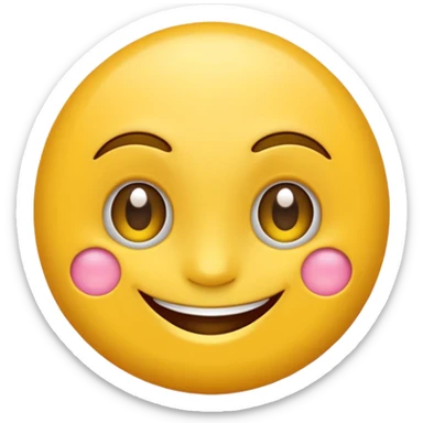 Emoji guiñando un ojo feliz sticker