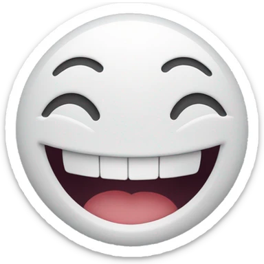 Smiling face grinning while rubbing hands together with glee and excitement  sticker