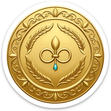 Farvahar iranian's symbol sticker