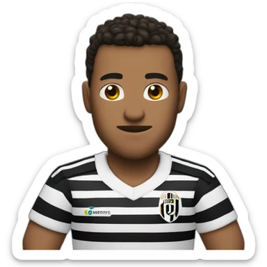 guy in back with juventus shirt handcuffed sticker