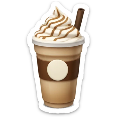 Coffee frappe  sticker