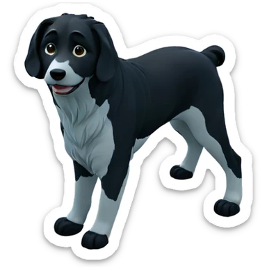 serene nature landscape view sticker