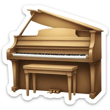 play piano sticker